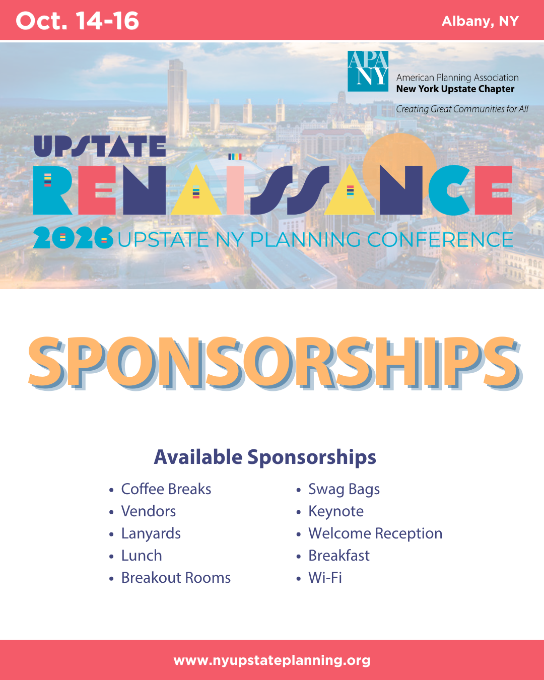 Annual Conference Sponsorships Now Available!