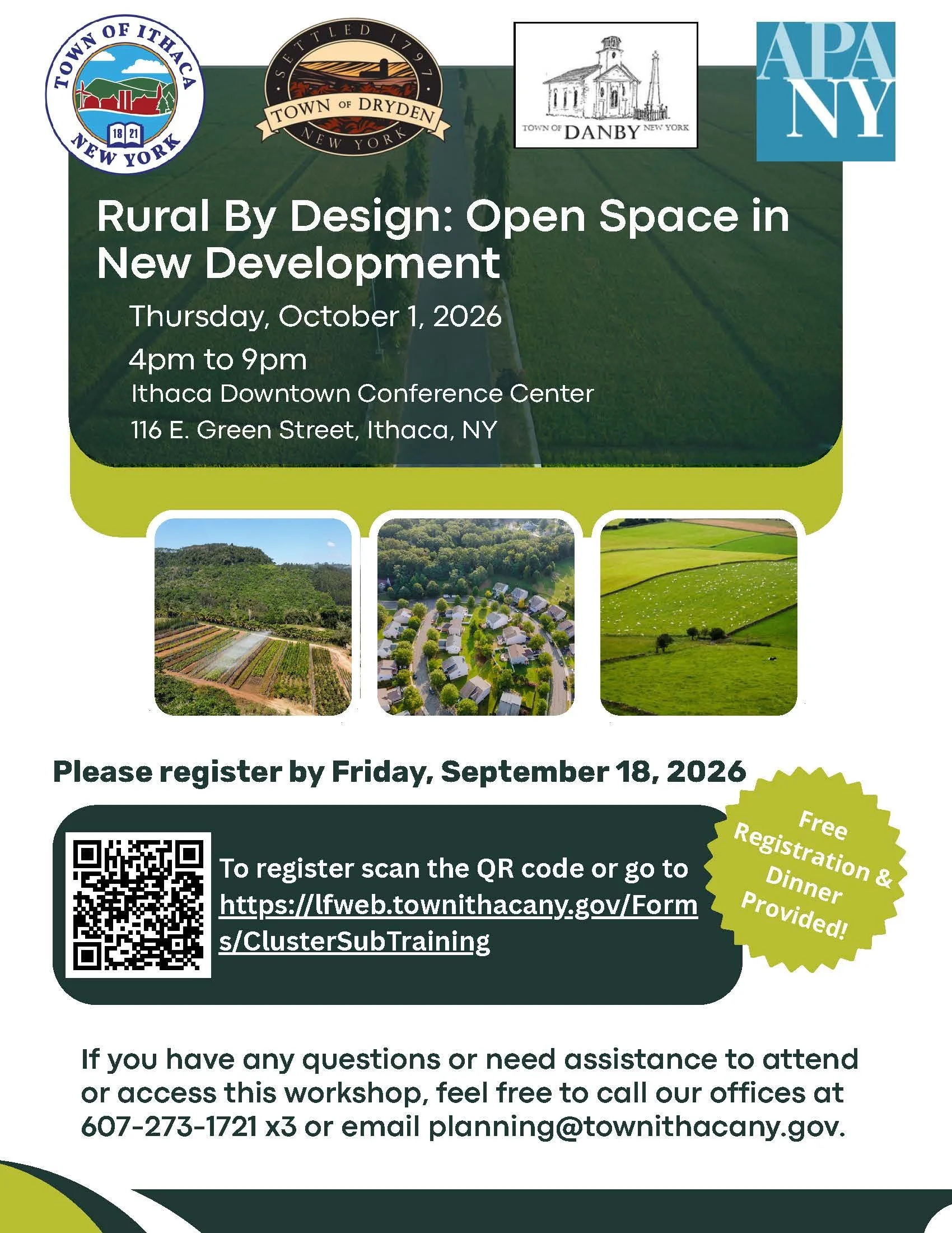 Southern Tier Section Event: Rural By Design: Open Space in New Development