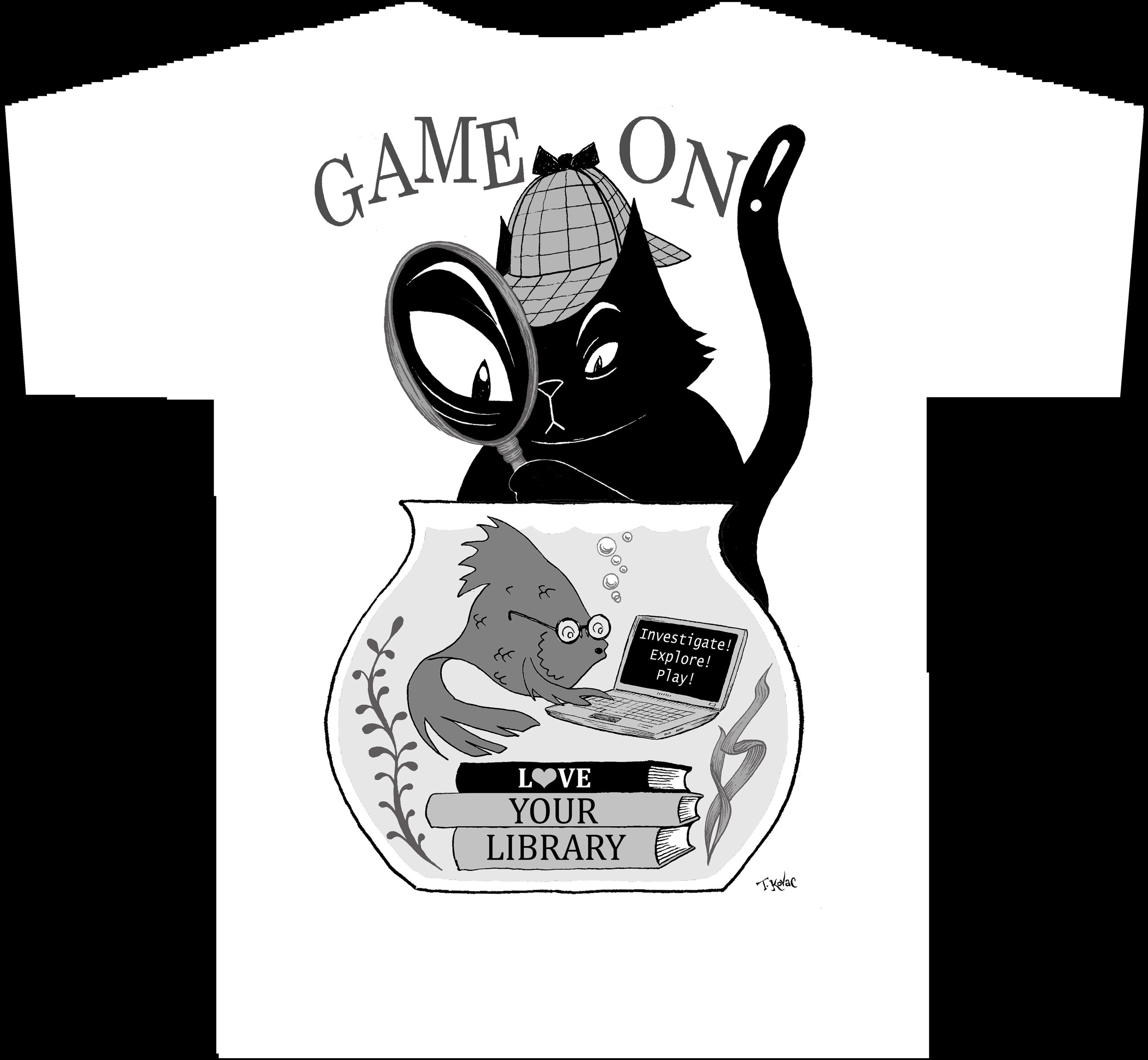 GAME ON LIBRARY Standard T