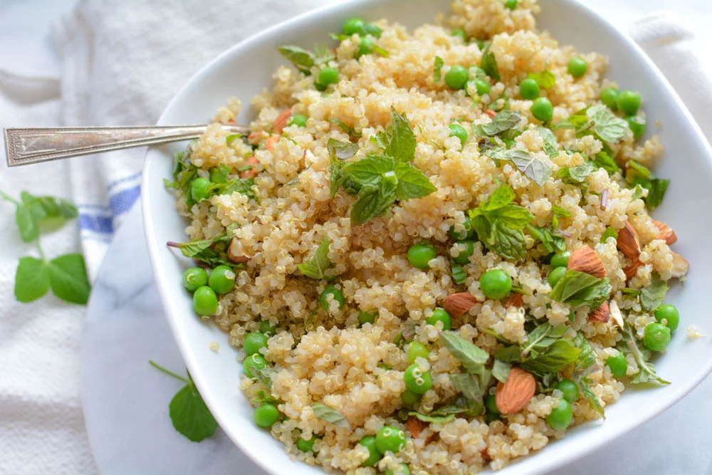 Spring Pea Quinoa Salad