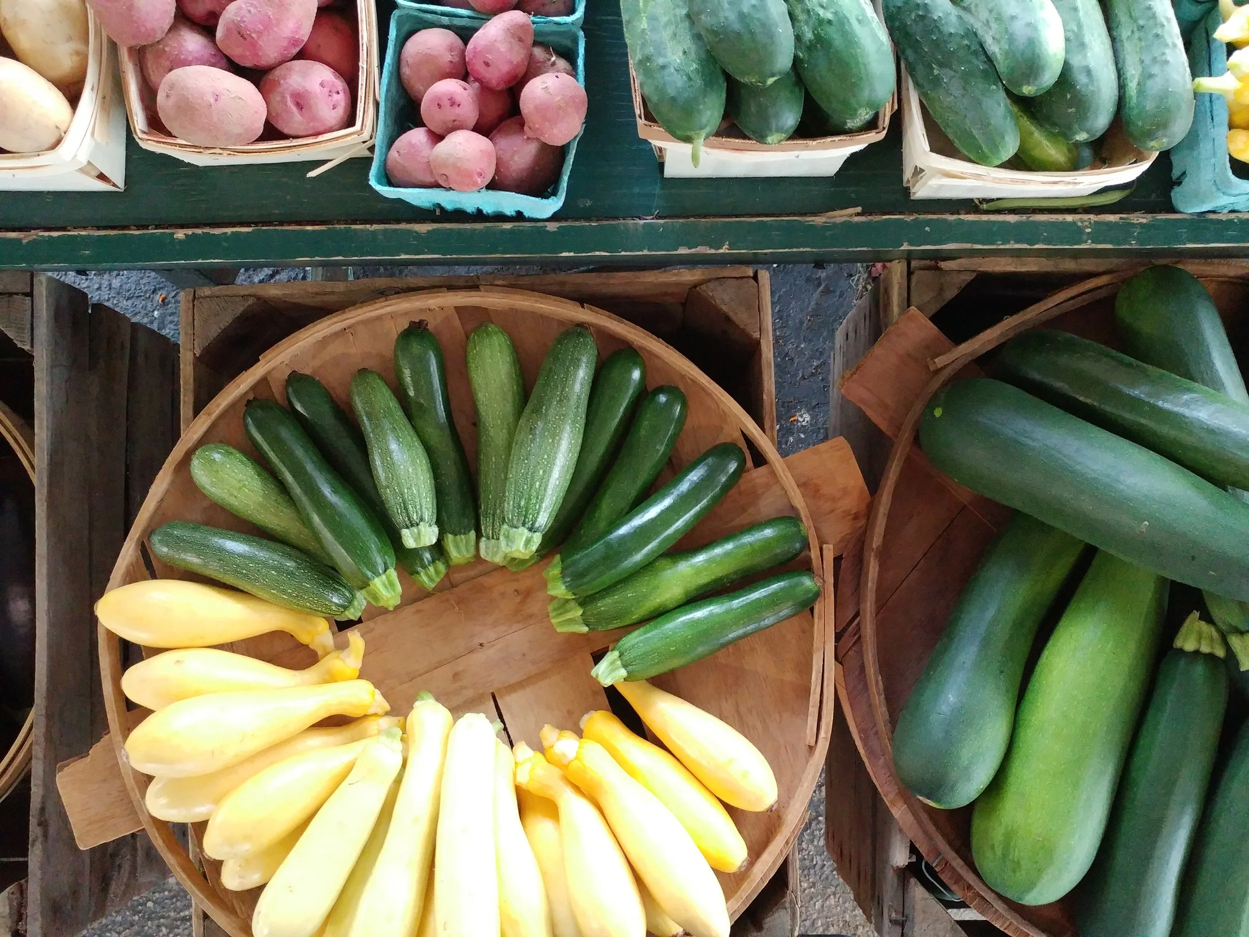 Rainbow Zucchini Salad