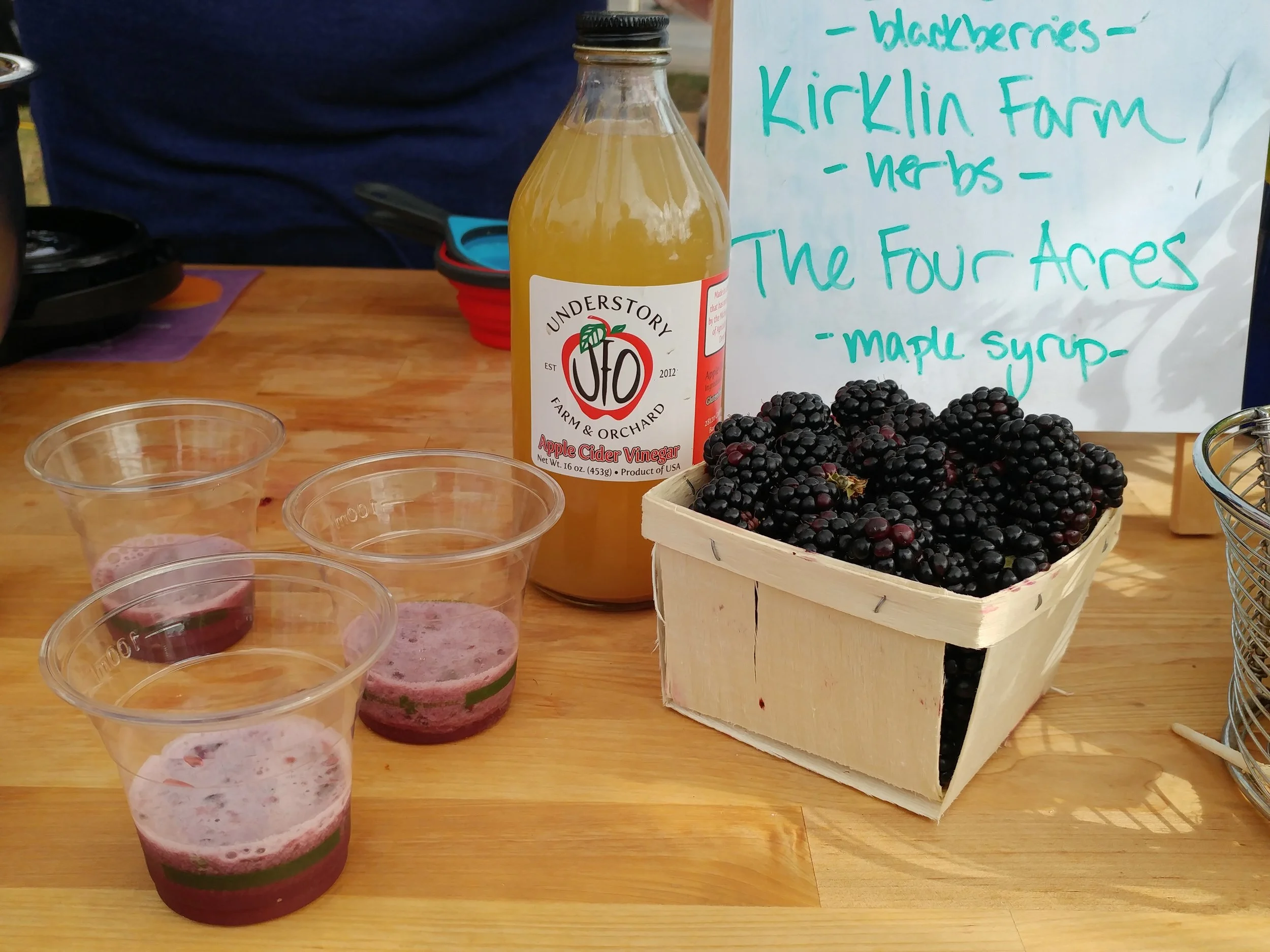 Blackberry Mint Lemon Switchel