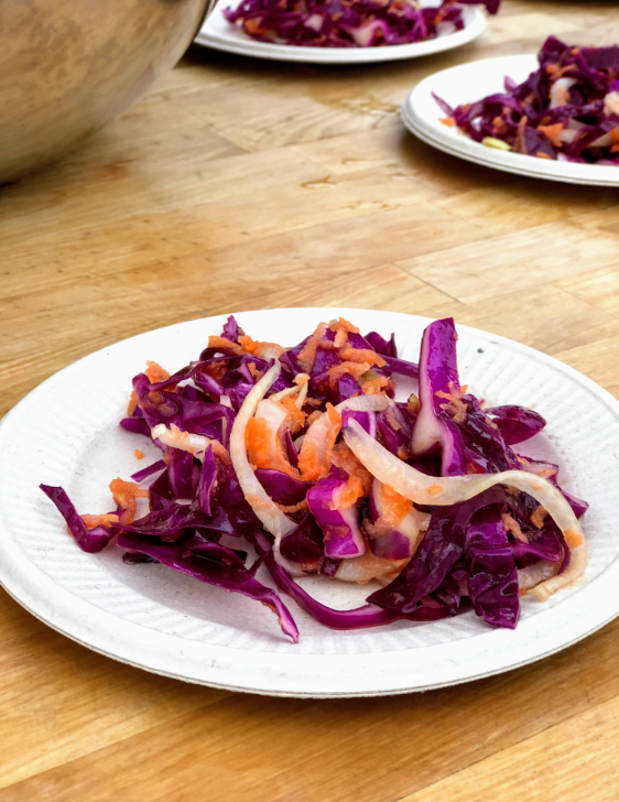 Red Cabbage and Fennel Slaw