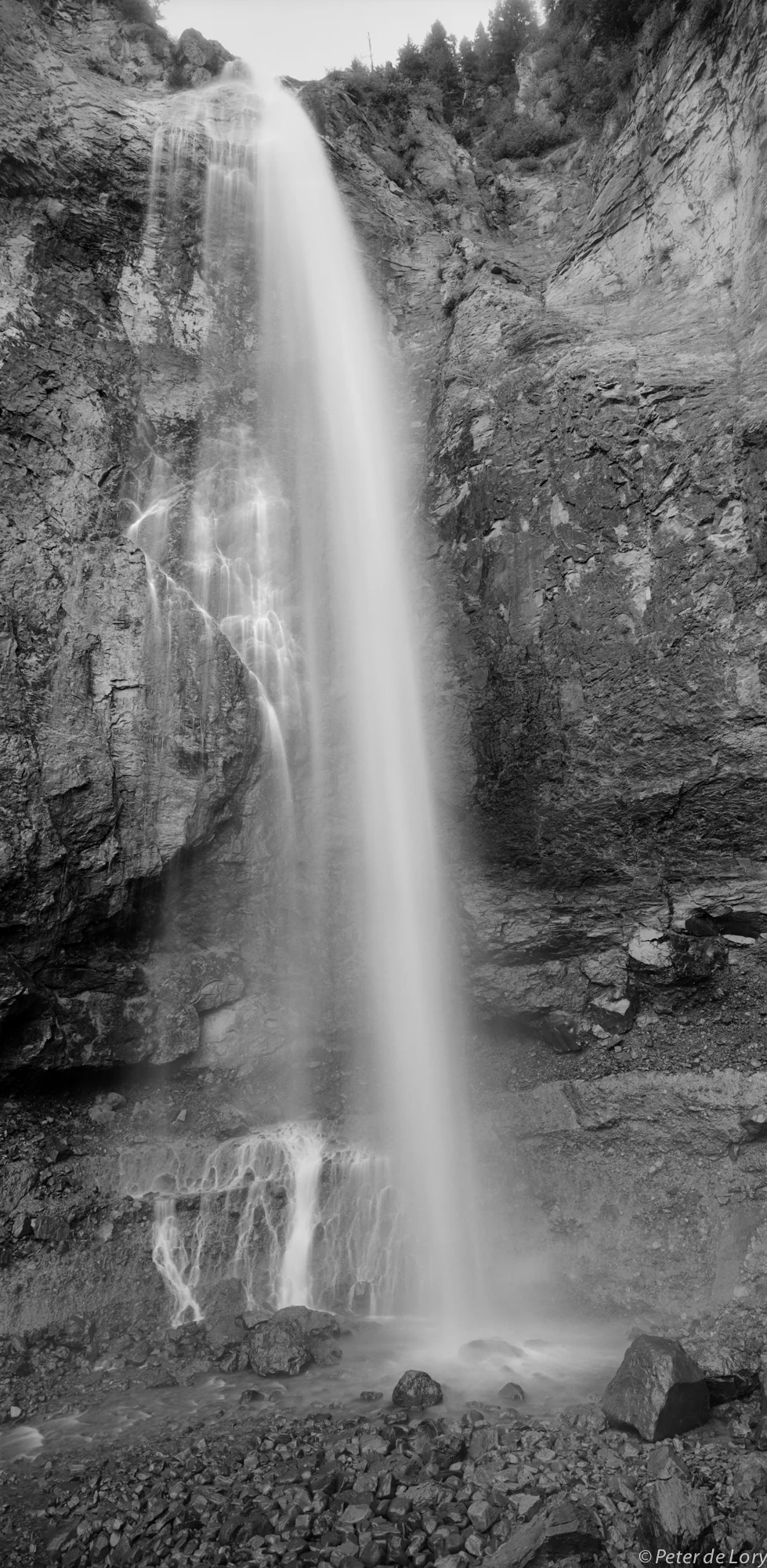 Comet Falls, Mt. Rainier, WA, 320 ft. plunge, 2013