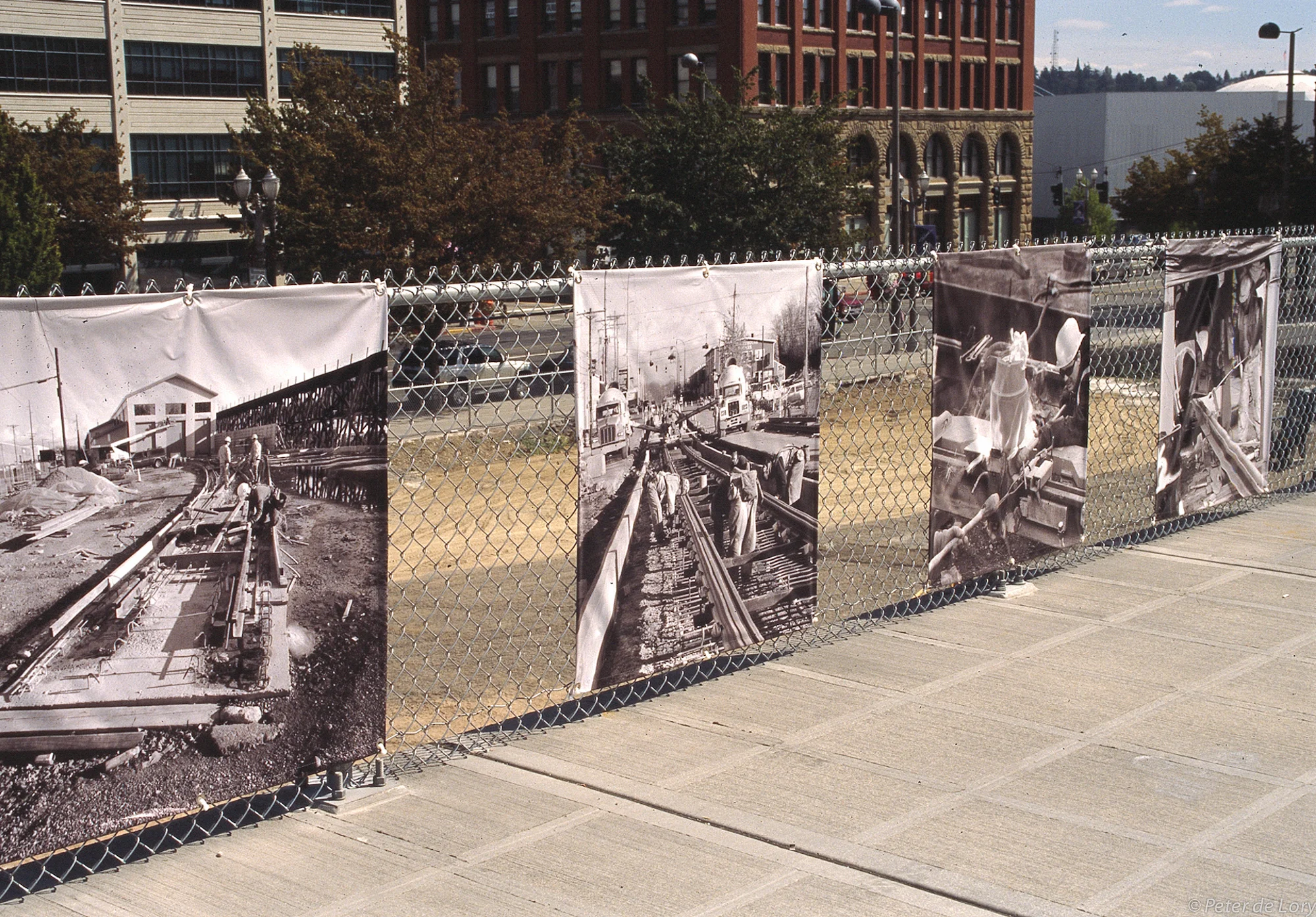 Opening day Banners, Tacoma Link, 2006