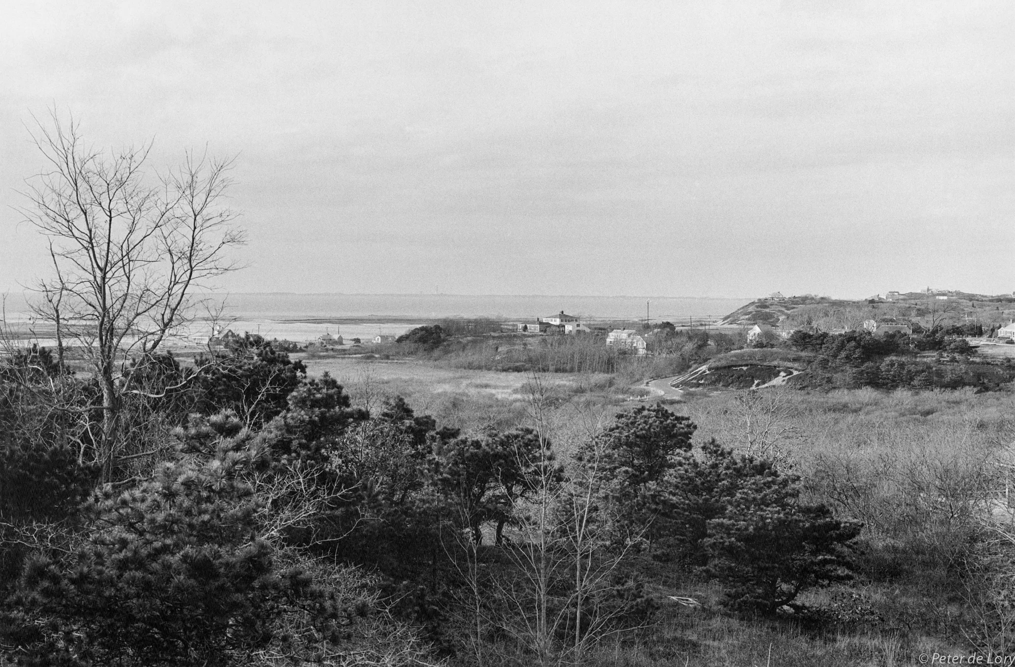 Over-looking Pamet River, Cape Cod Bay, Truro 1984