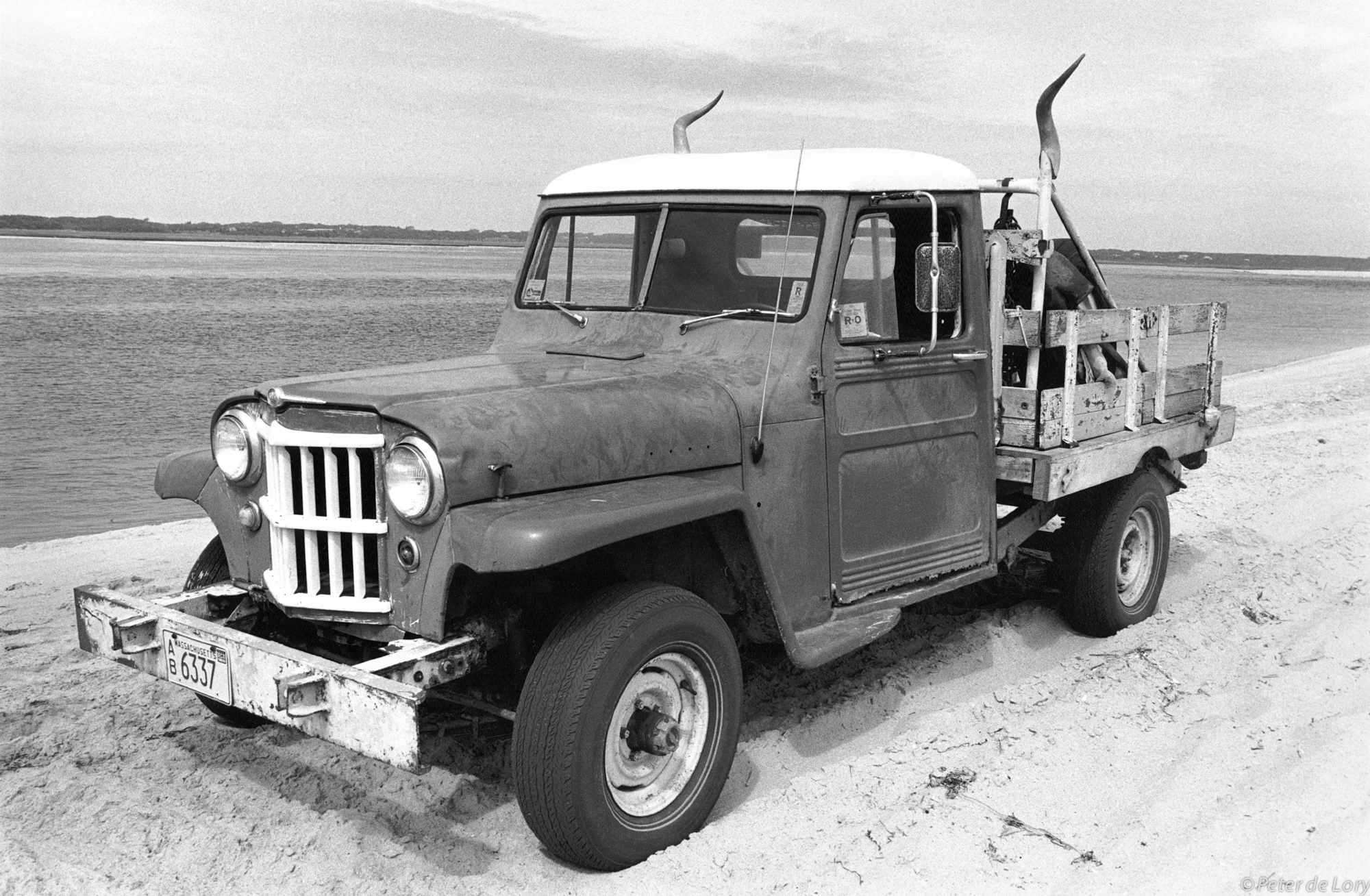 Wilcox’s Jeep Truck, Nauset Inlet, Orleans, 1981