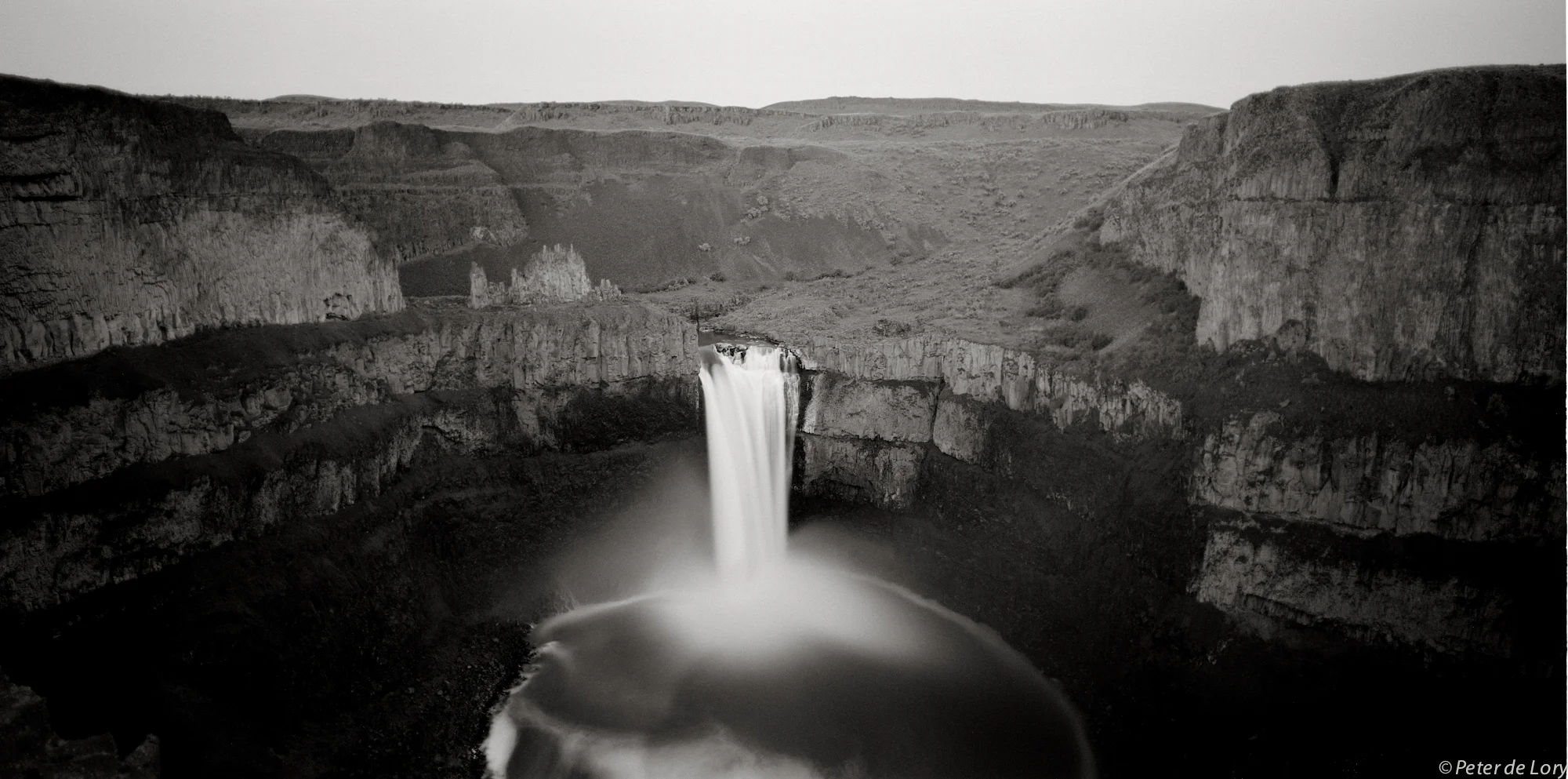 Palouse Falls in Moonlight, WA, 185 ft. plunge, 2009
