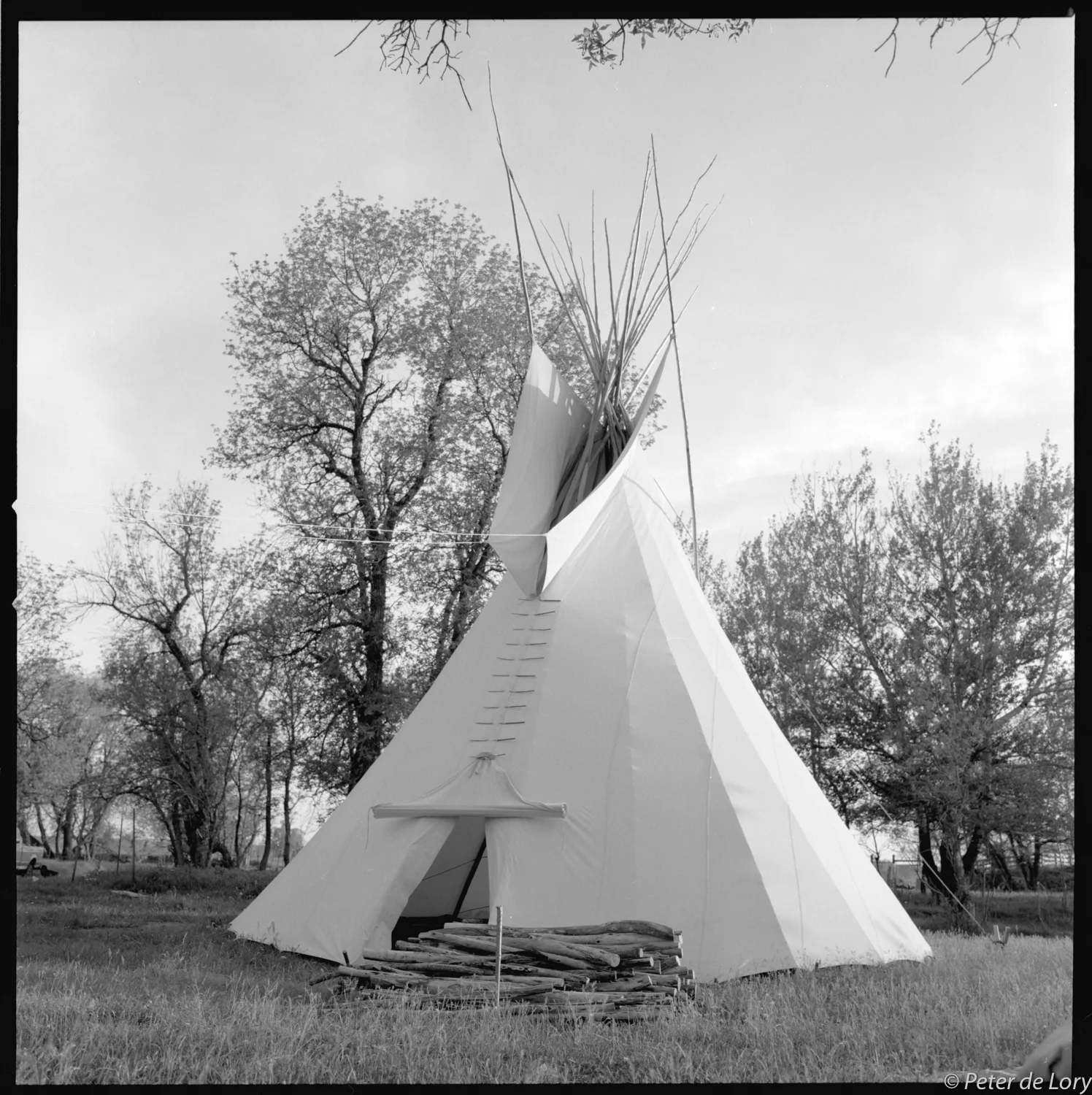 Ceremonial Tipi for a Peyote Meeting