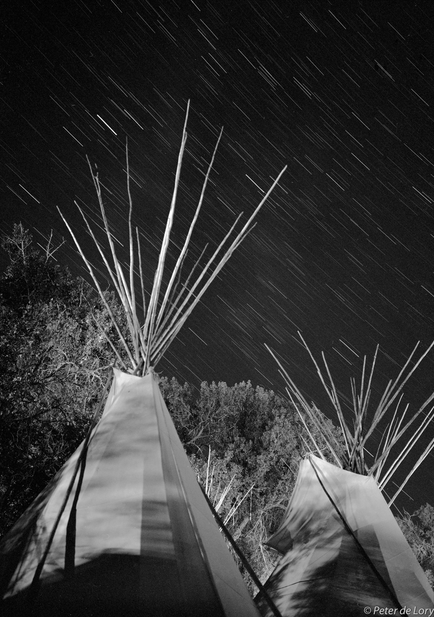 Tipi encampment Crow Fair