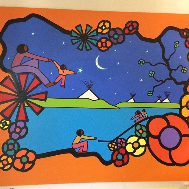 Originally created in 2002, this piece was reborn in 2016. It measures 6'x8' and it is available.