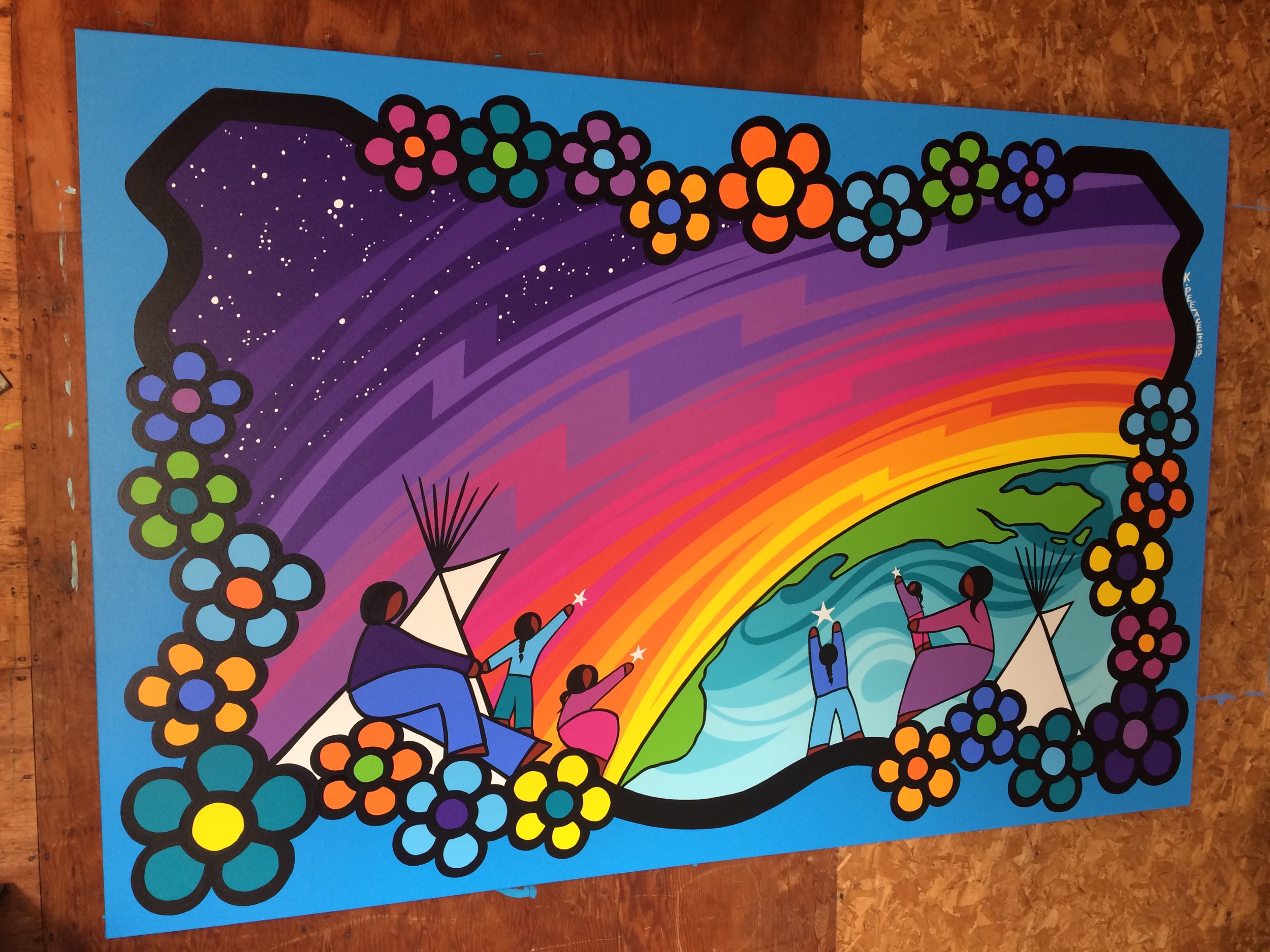 Honouring the Heavens and our Mother Earth.