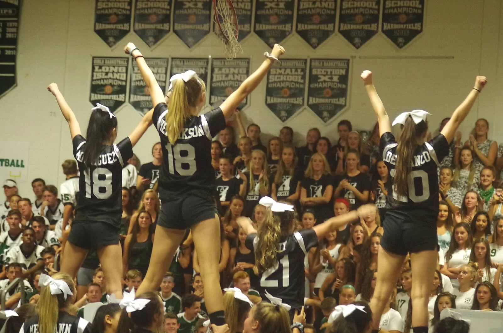 Harborfields Varsity Cheer Begins the "Rebuilding Process"