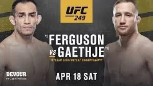 UFC 249 Cancelled