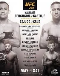 UFC 249 On For May 9th