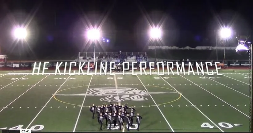 HF Kickline Performs at Friday Night Lights