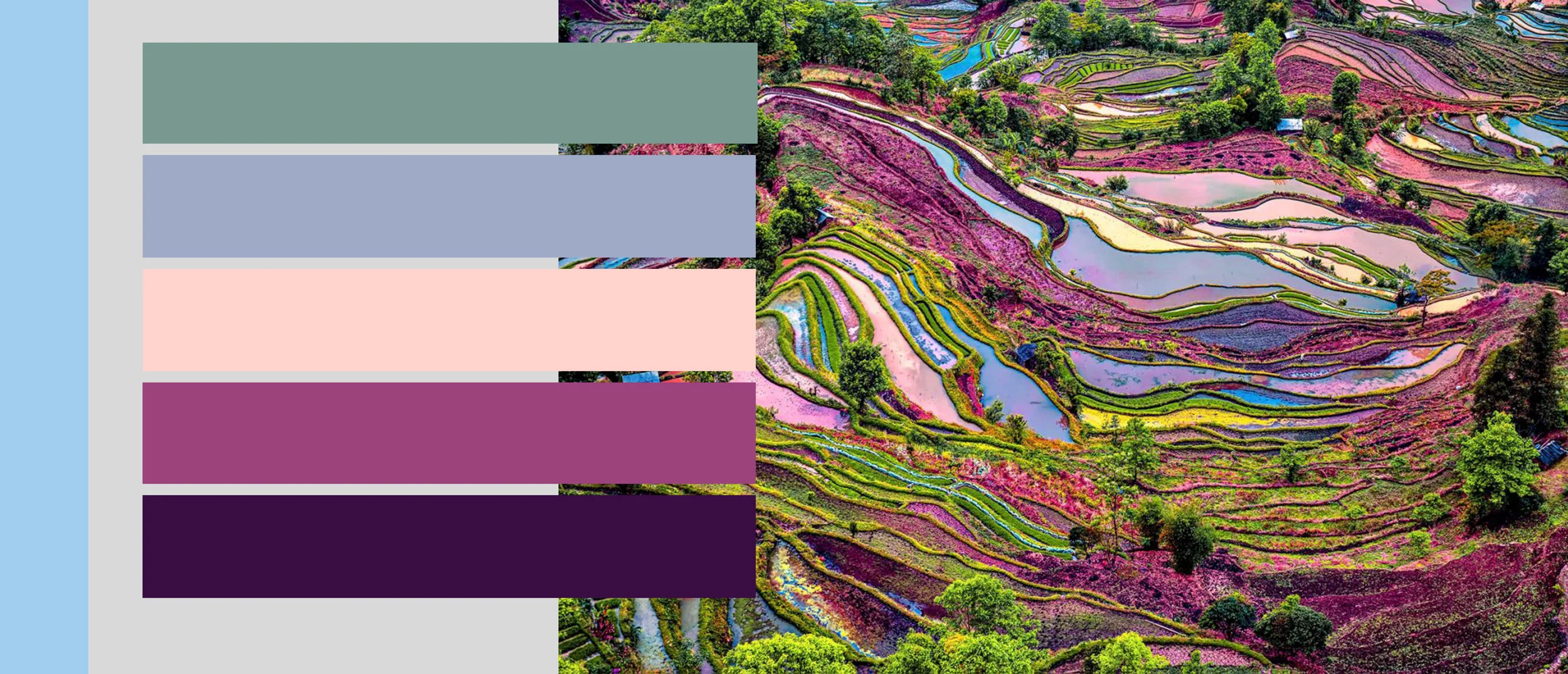 Terraced color story