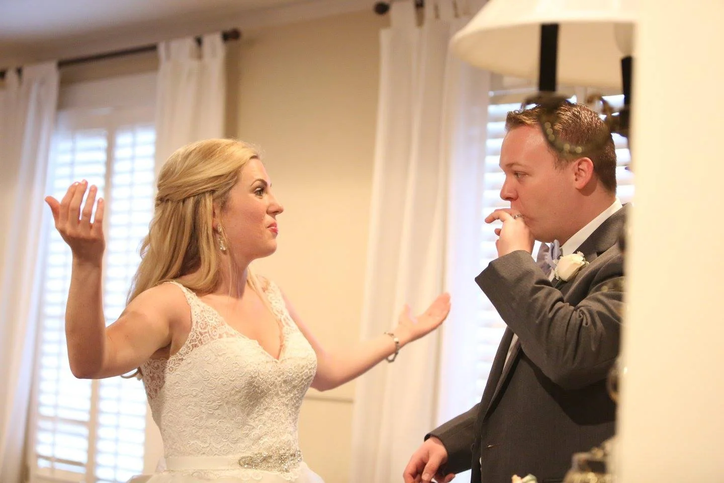 Foreshadowing of me saying, "Whatever! It's just cake!"