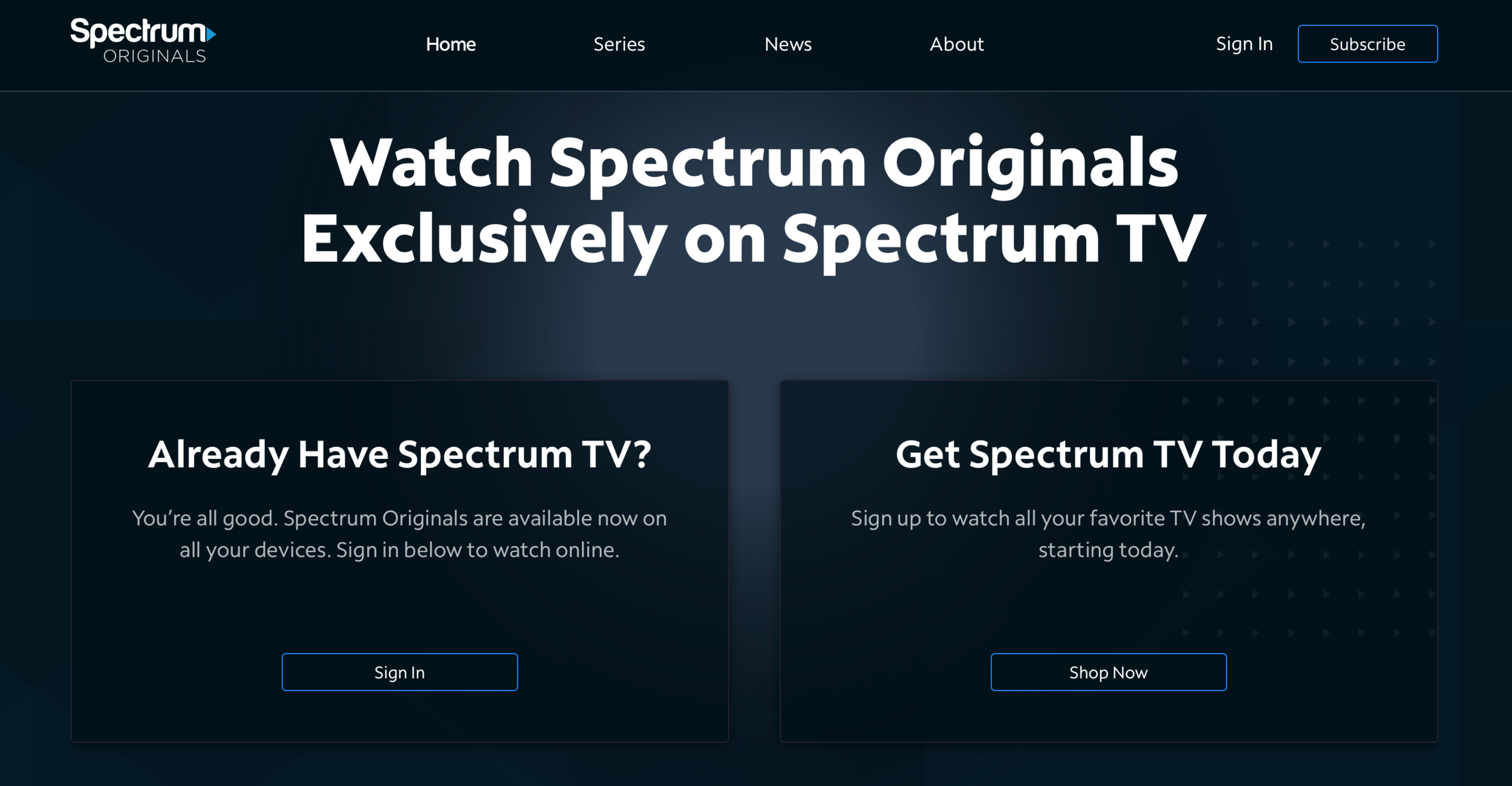 Deployed Marketing Website (Spectrumoriginals.com)