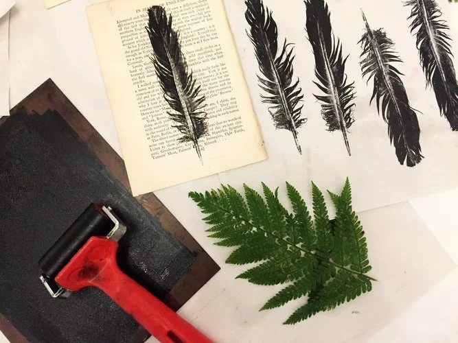 Sketch Book Club - 9:30 am - 12:15  / Mono-type Print Workshop - 2:00 to 5:00 pm