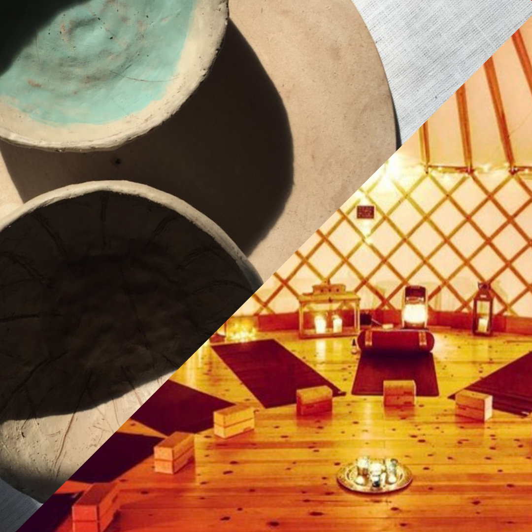 Mindful Pinch Pots Workshop / Yoga and Art Retreat : Mother's Day special