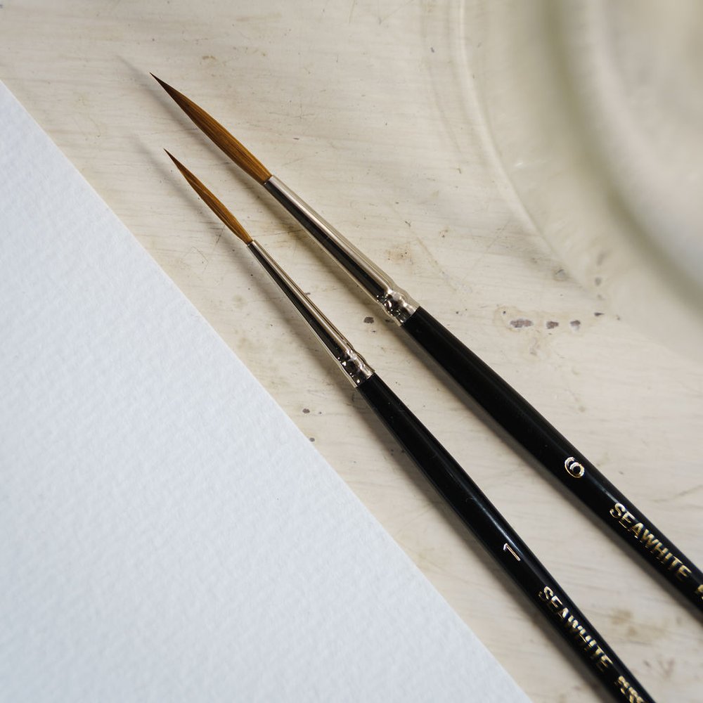 Rigger Brush Sizes 1 and 6 — Surrey Art School