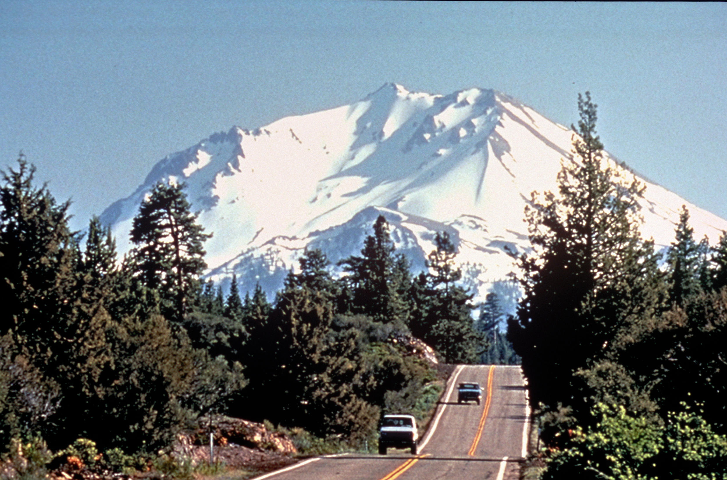The beautiful Volcanic Legacy Scenic Byway runs through McCloud.