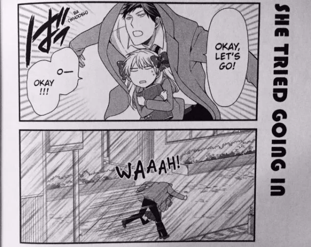 The “umbrella in the rain” event where the protagonist and her crush grow closer - Nozaki-style.