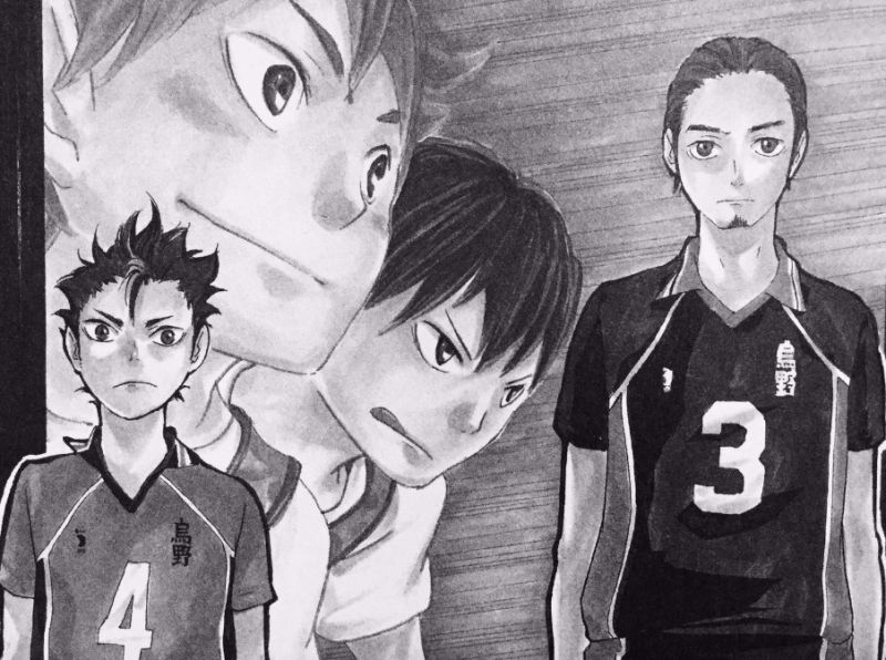 Anime Manga Volleyball Asahi Azumane Haikyuu Art Print by Team