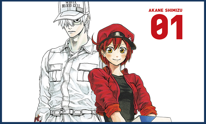 Cells at work!  Blood cells art, Manga romance, Anime life