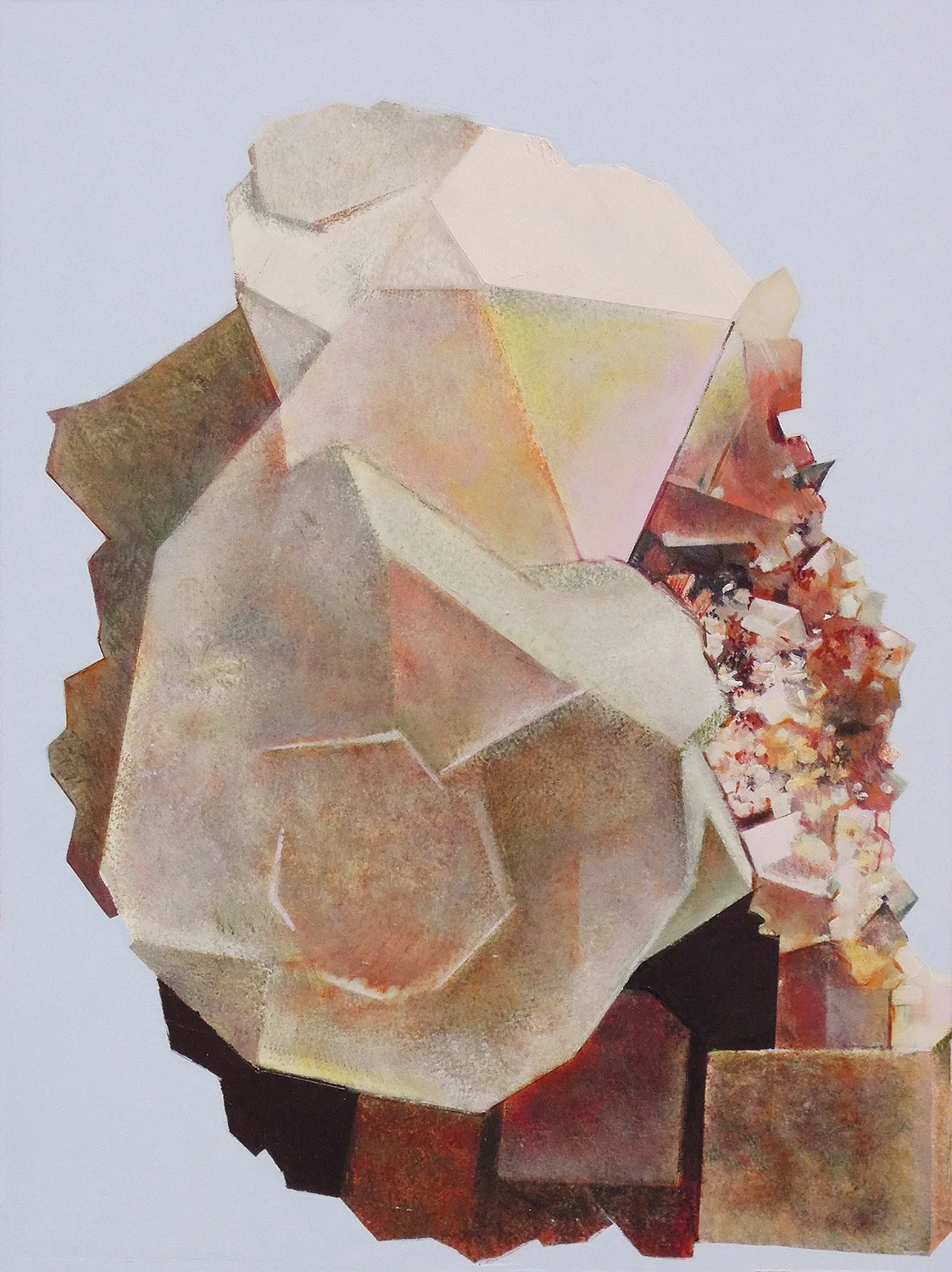 Sylvite oil and acrylic on panel 14"x11" 2014
