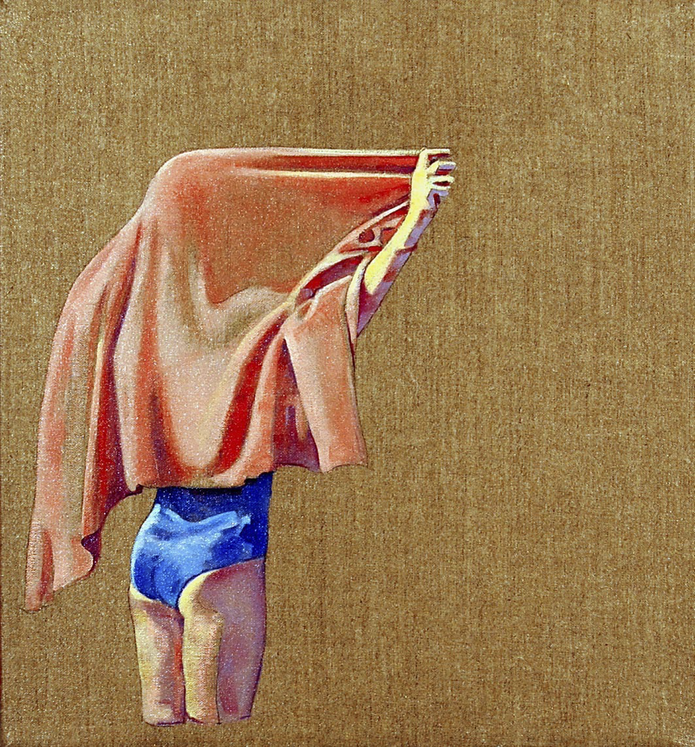   Towel 2  oil on linen 14” x 13”, 2009 