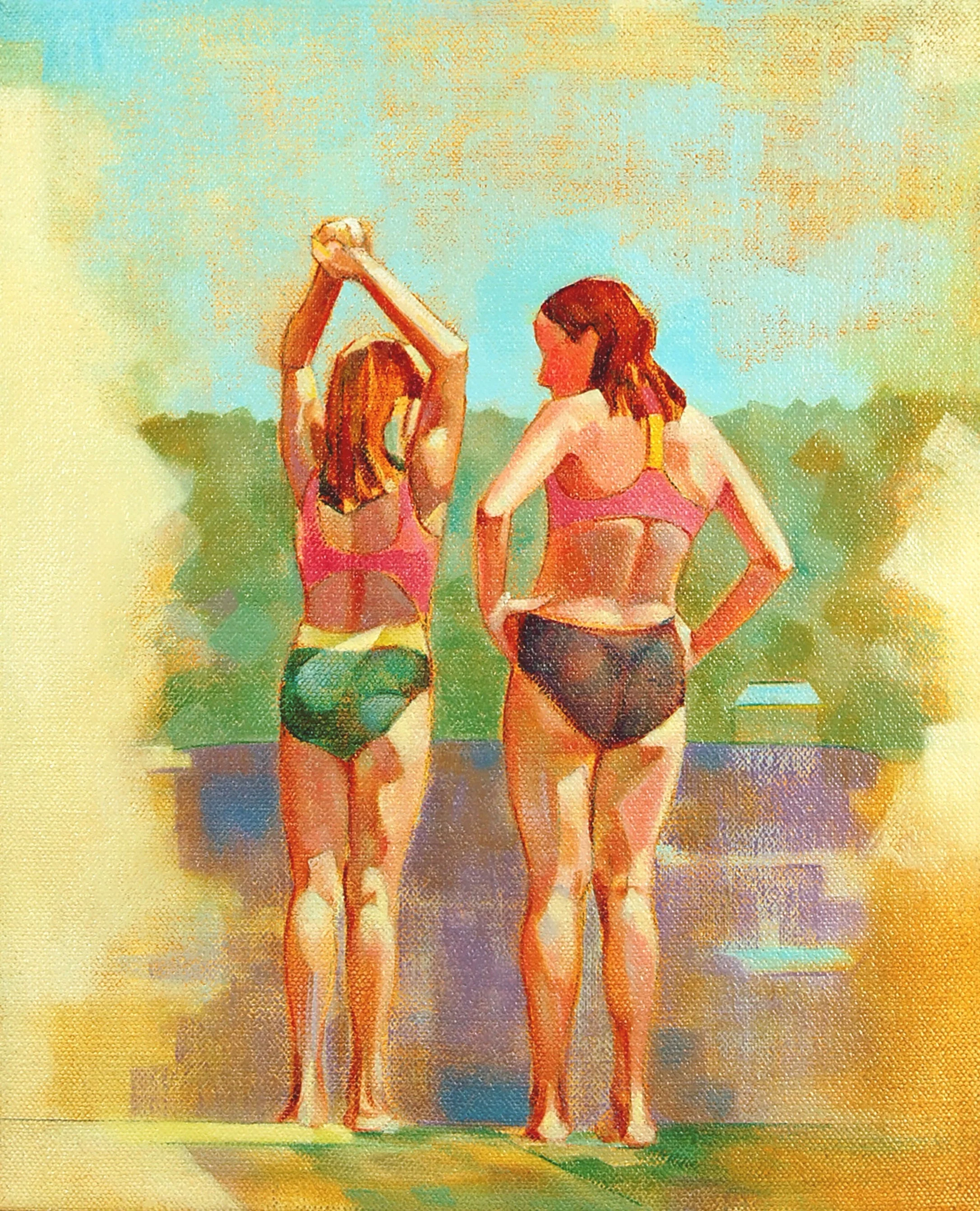 Silver Lake oil on linen 17" x 12" 1999 *