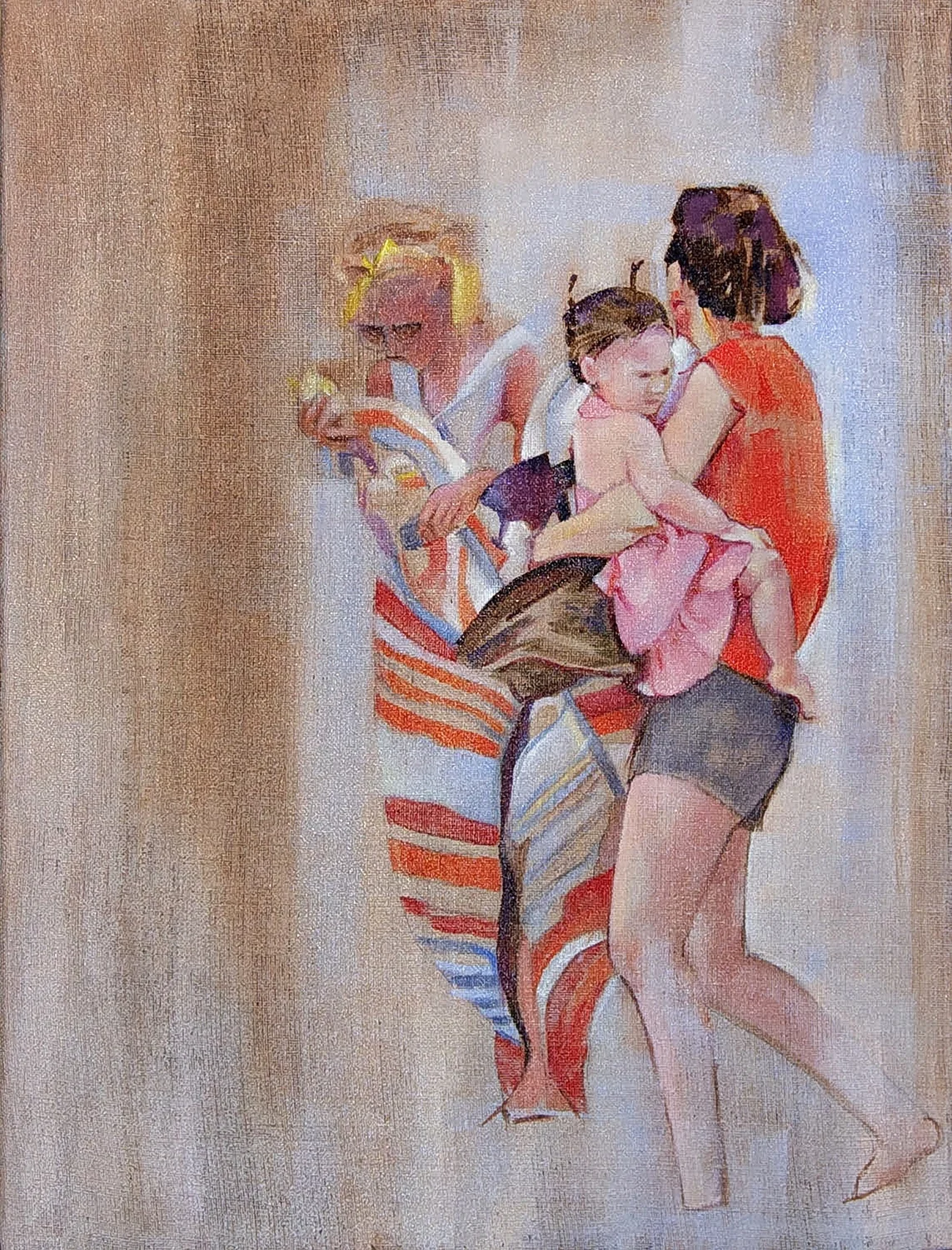 Packing Up oil on linen 15” x 12”, 2010 *