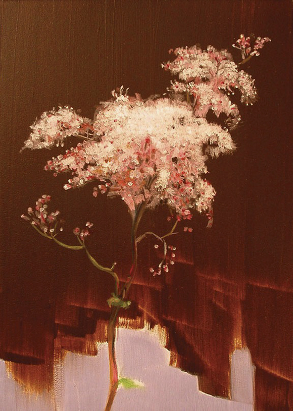   Flower for Manet *  oil on panel, 7" x 5"  2004 