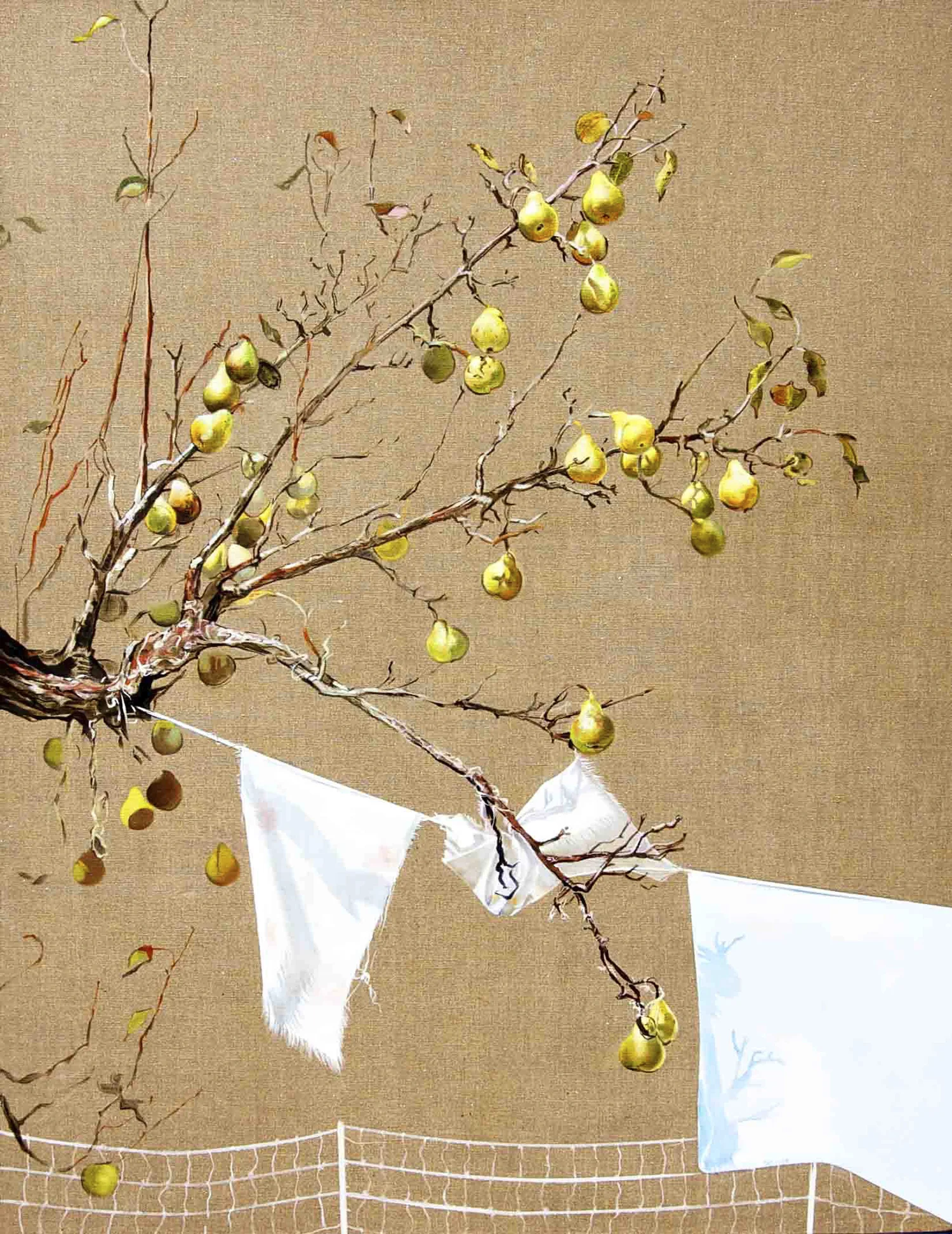 Pear Tree oil on linen 54"x42" 2011