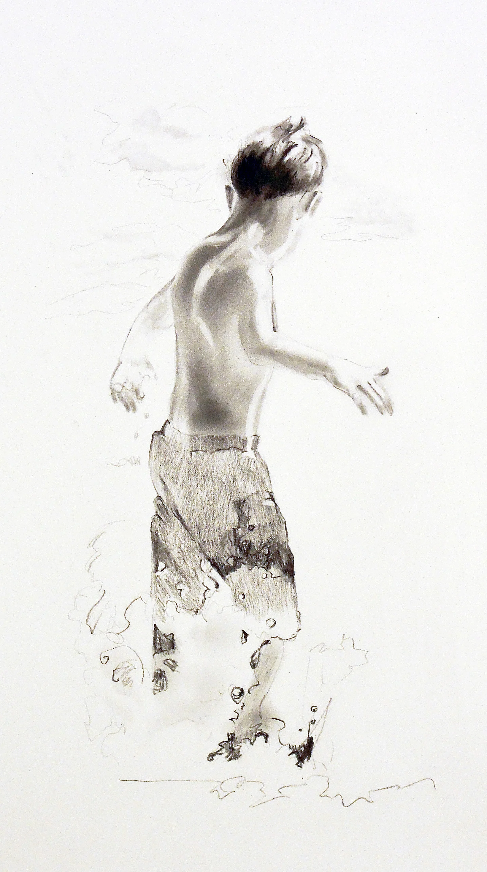 Untitled graphite 18” x 10” 2007