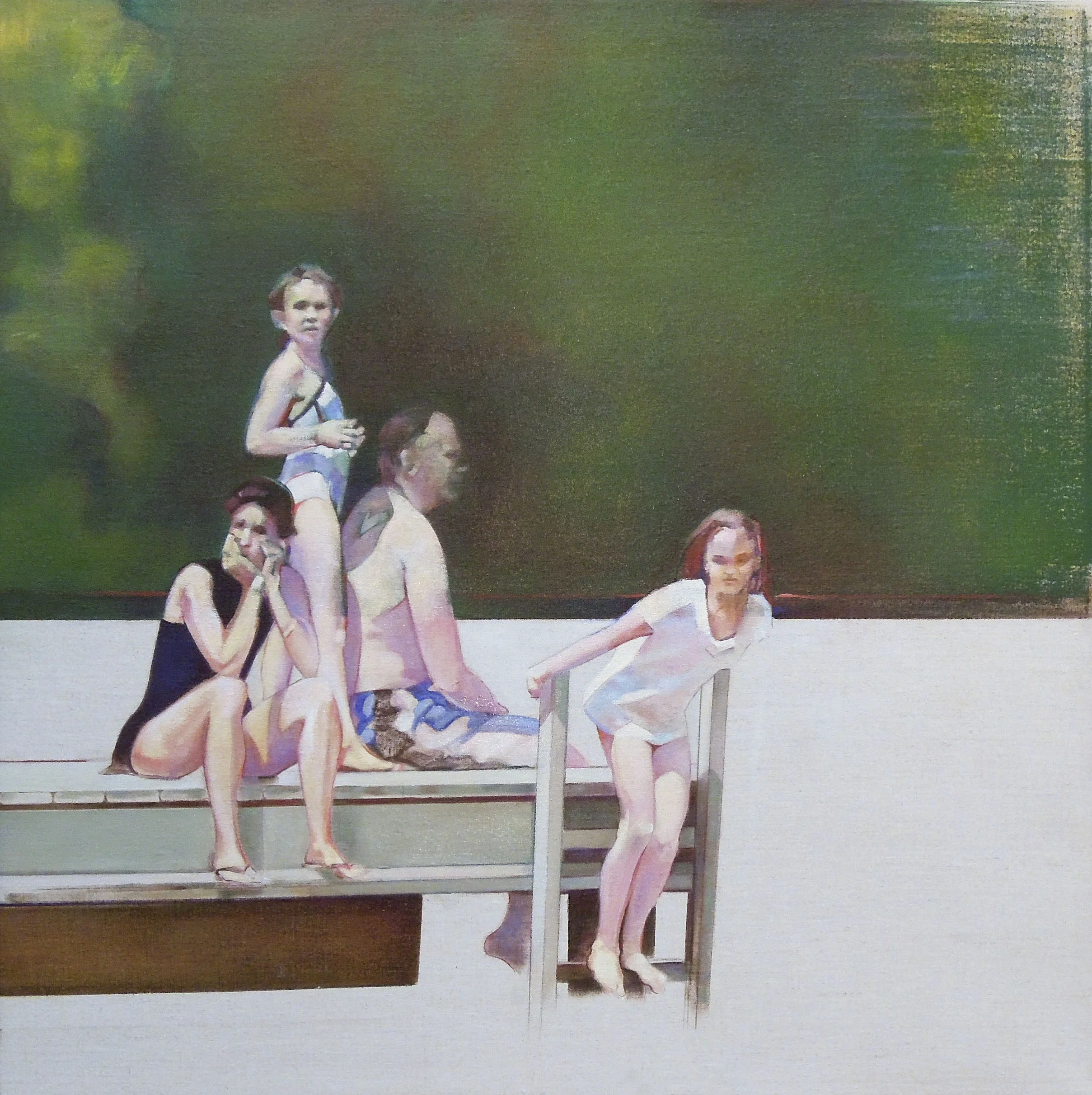 The Dock oil on linen 24” x 24” 2018