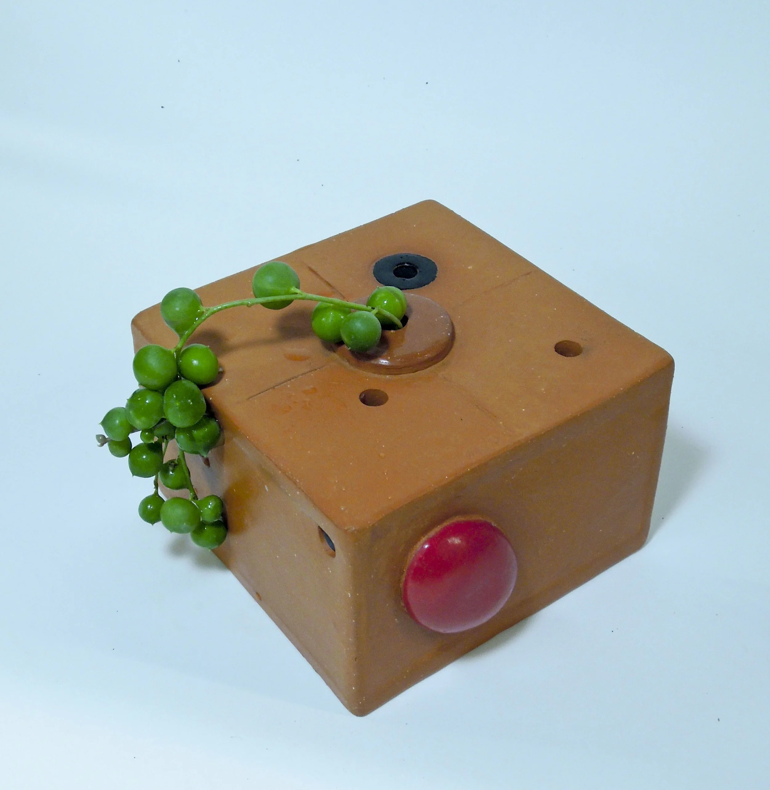 Ikebana terra cotta box 4” x 4” x 3” 2019