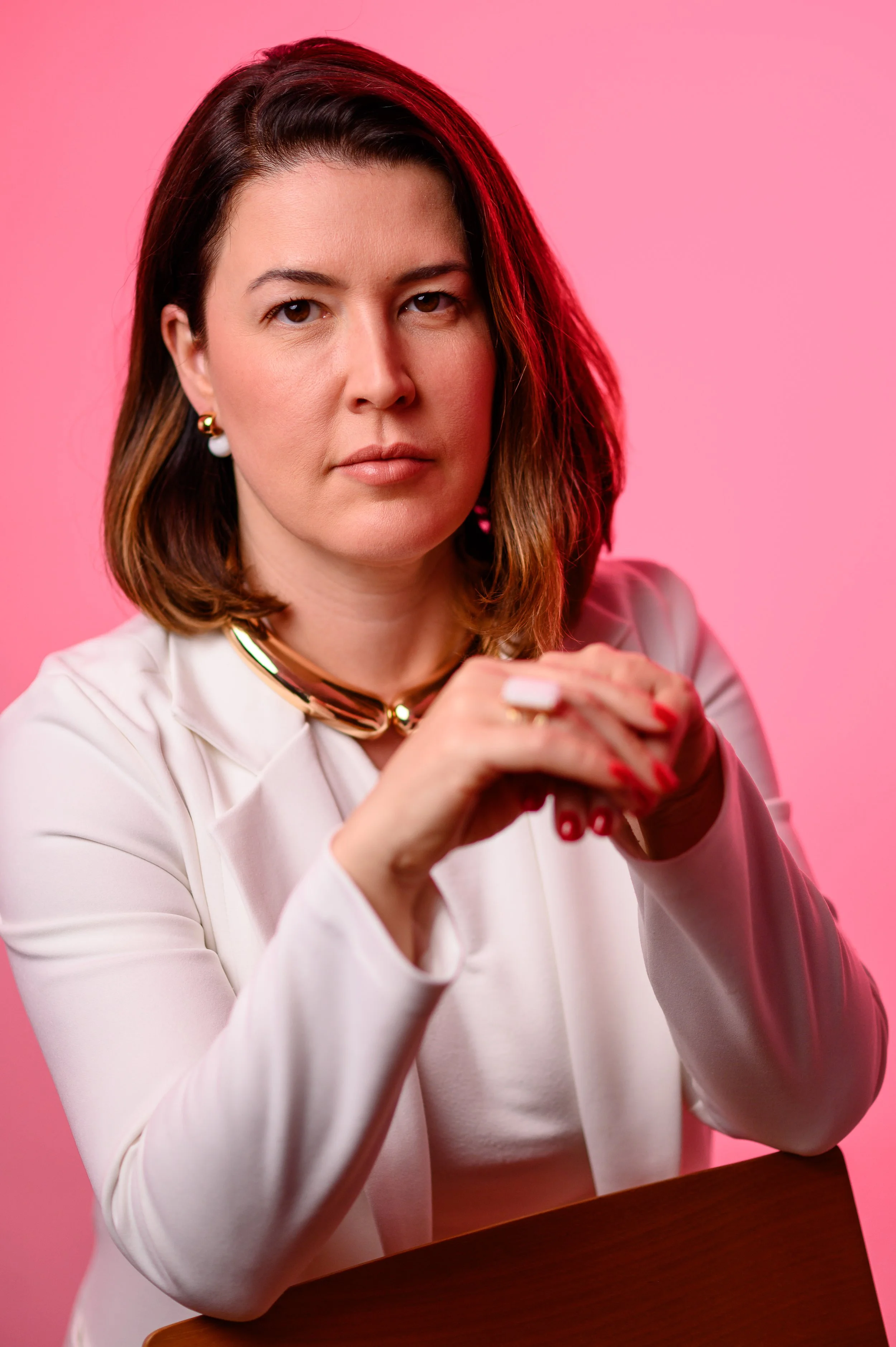 Dra Camile Maes, especialista em harmonização facial natural em Curitiba.