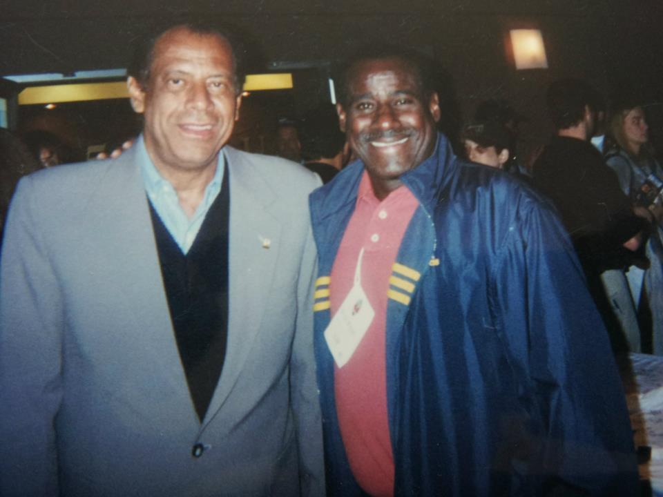 Cosmos legends share a moment