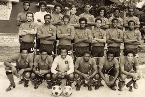 Legendary Trinidad & Tobago National Senior team denied their rightful place in West Germany ‘74 as the sole qualifier of the CONCACAF region by the bribery of FIFA referees by the infamous Haitian dictator Jean-Claude “Baby Doc” Duvalier (1973).