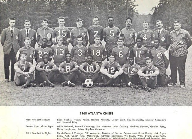 1968 Atlanta Chiefs team Photo.