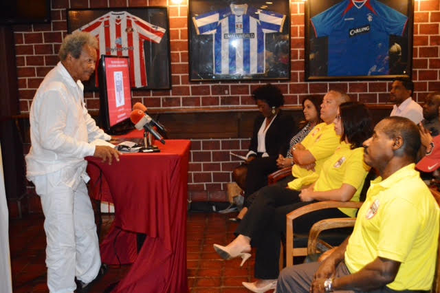 Author and playwright, Earl Lovelace, delivered an inspirational speech decorated with T & T football history and its connection to our social and cultural identity and provided colourful examples of the expression of our T & T culture through playing football. He also applauded the founder of the GFFS for promoting and trying to reestablish the rhythmic and attractive indigenous Trinbagonian style within the youth footballers of T & T. 