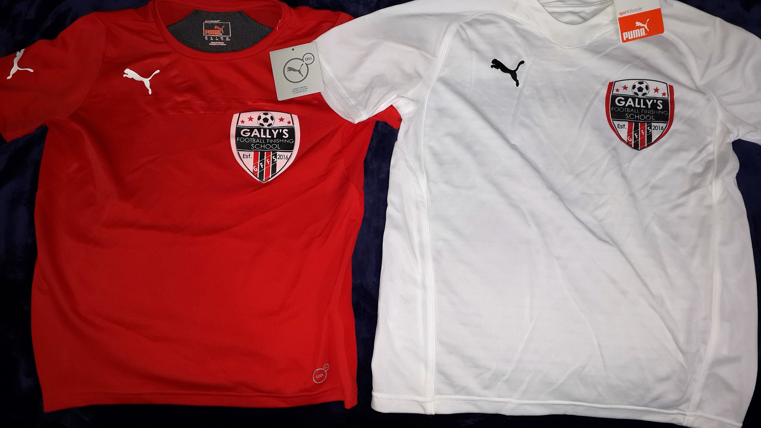 Apart from the 2 GFFS Puma football jerseys and pair of Puma football shorts that comes with registration, we have the GFFS Puma Clima-Cool football jerseys on sale for TT$150.00 for family, friends and acquaintances who may be interested in supporting the GFFS; these GFFS jerseys are also perfect to wear in support of our T&T national team in the upcoming World Cup qualifiers.