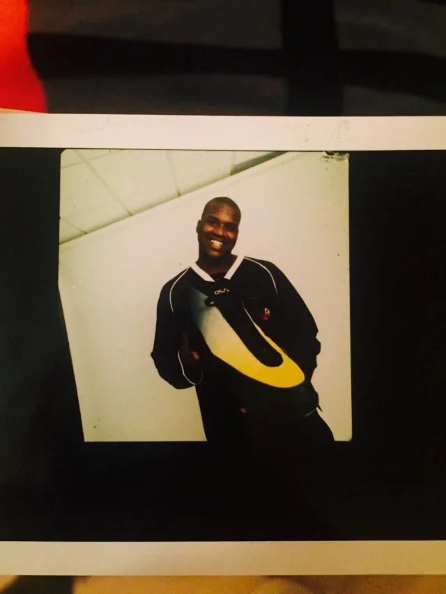 At work art-directing to inspire young athletes (Los Angeles, CA)