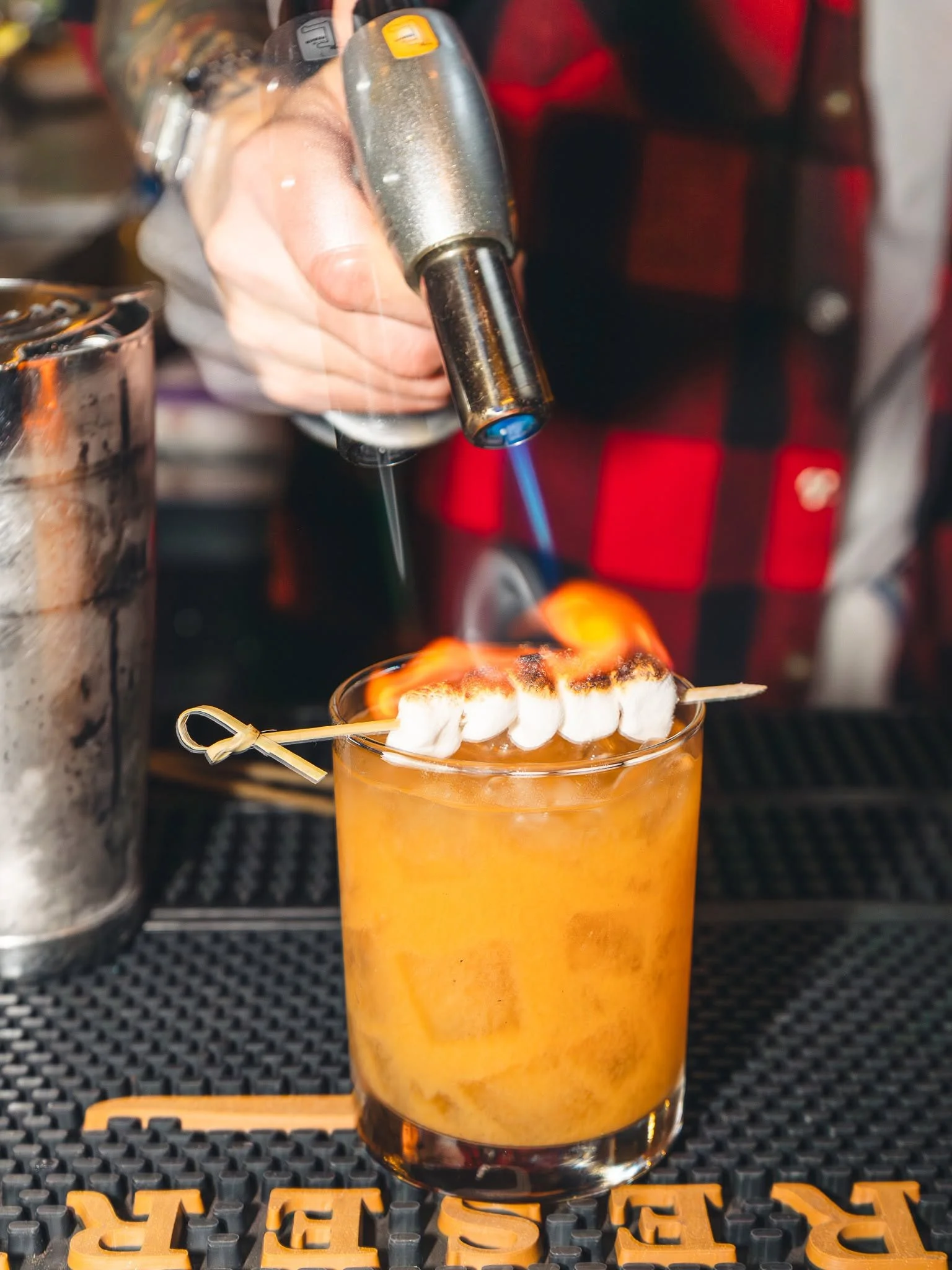 Cocktail at Moxy in downtown Portsmouth, NH