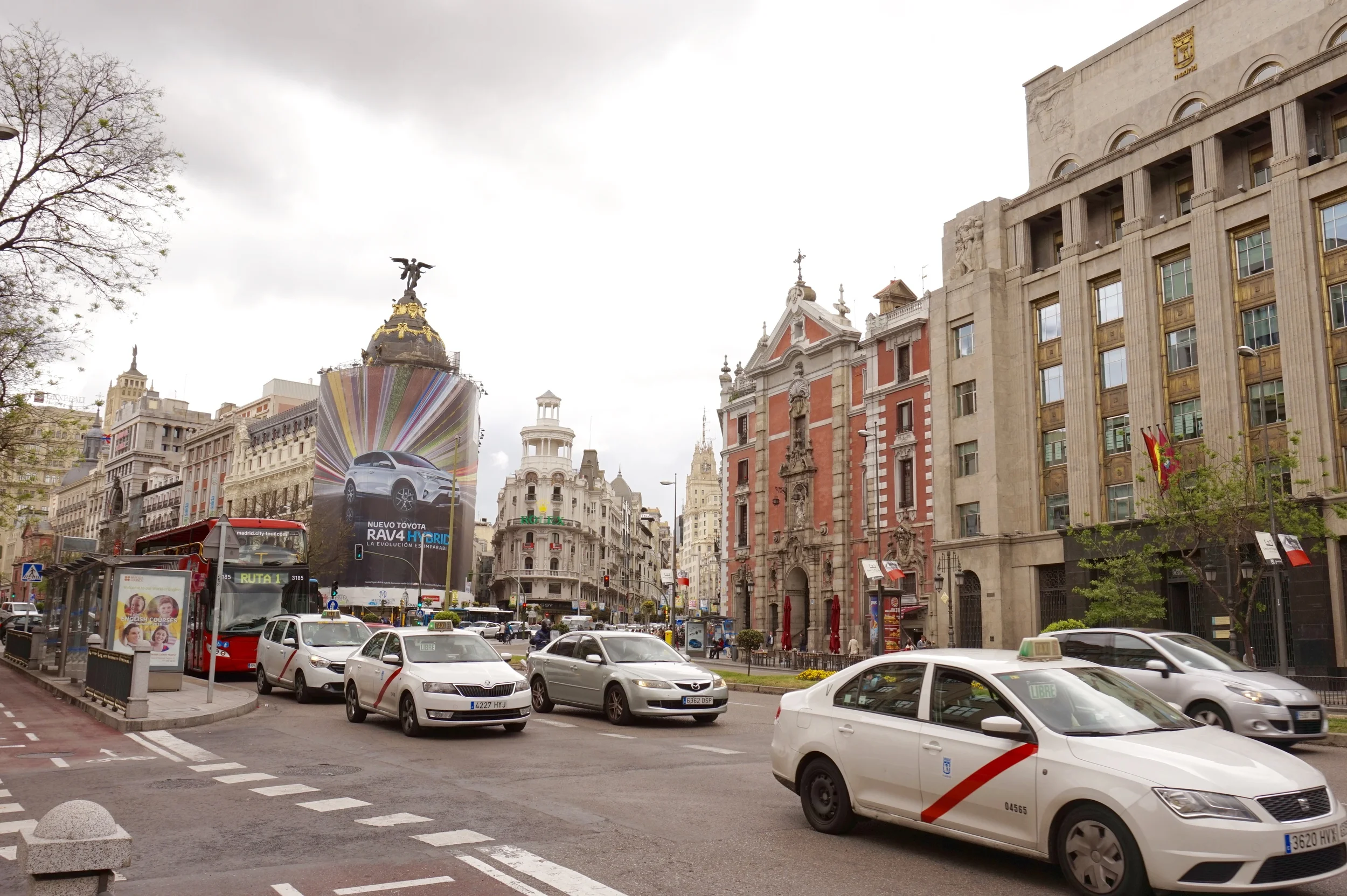 Gran Via (East) - from Plaza de Cibeles
