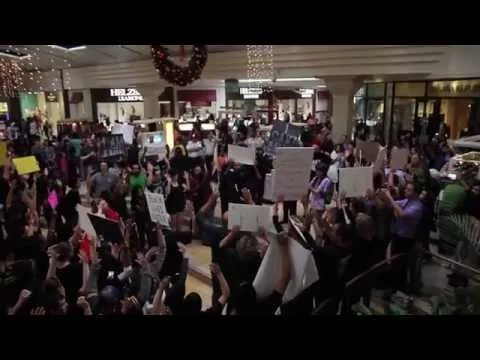 Die-in at North Star Mall in San Antonio