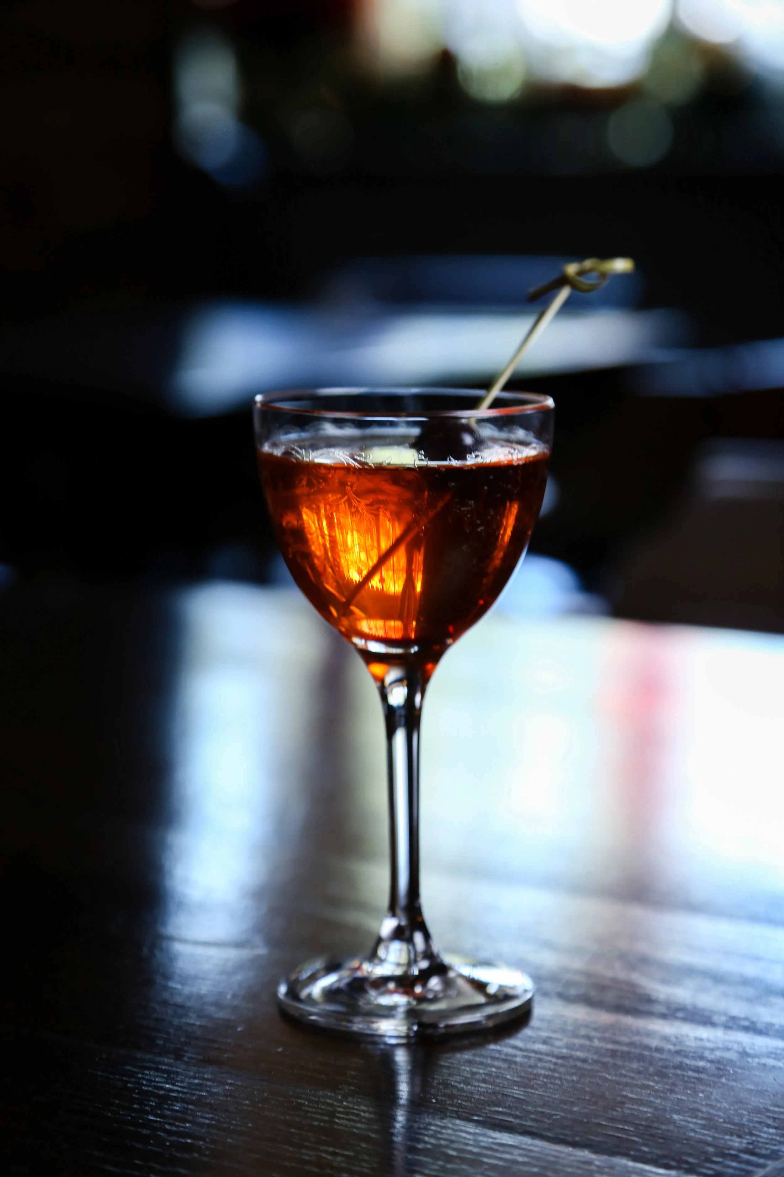 Craft cocktail at the Bayou Bar